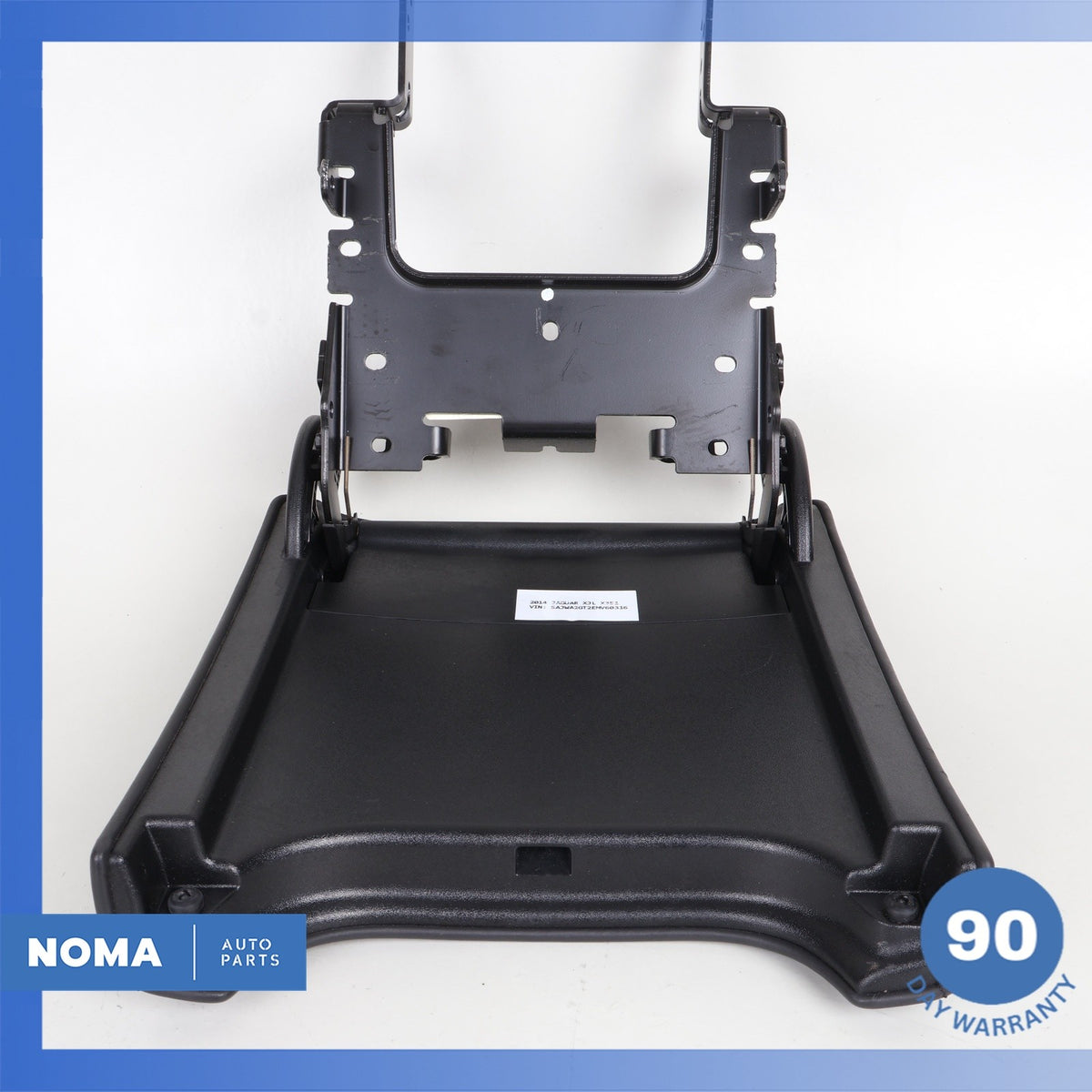 10-19 Jaguar X351 XJ XJR Center Console Armrest Lid Trim w/ Bracket Black OEM - photo 5