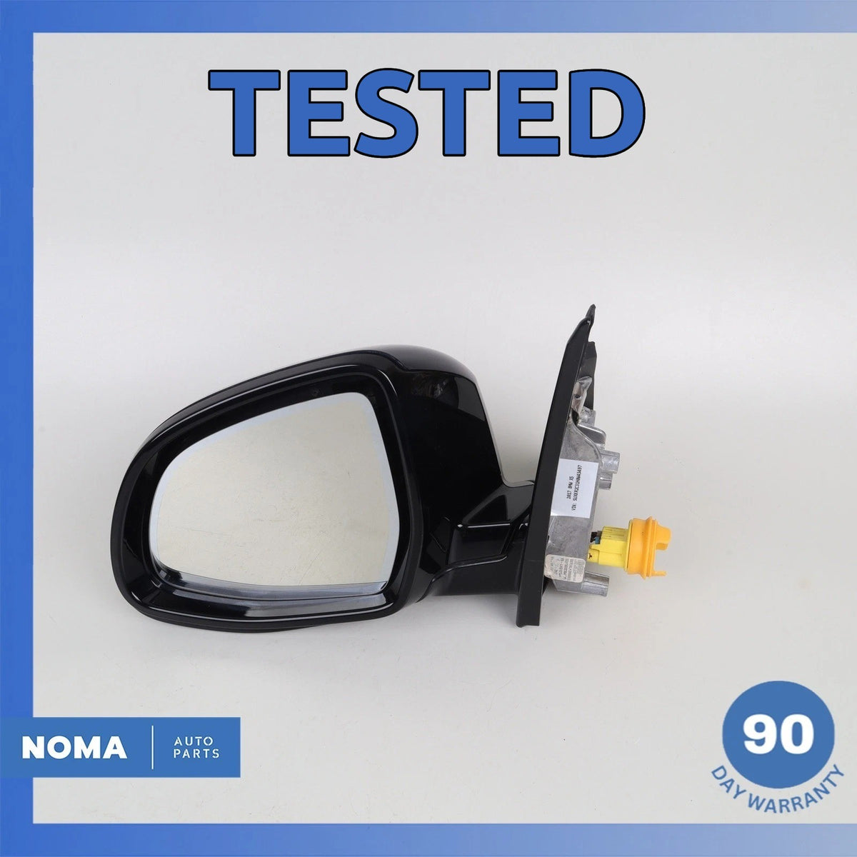 14-18 BMW F15 X5 Left Side Rear View Door Mirror Blue 7364001 OEM - photo 1