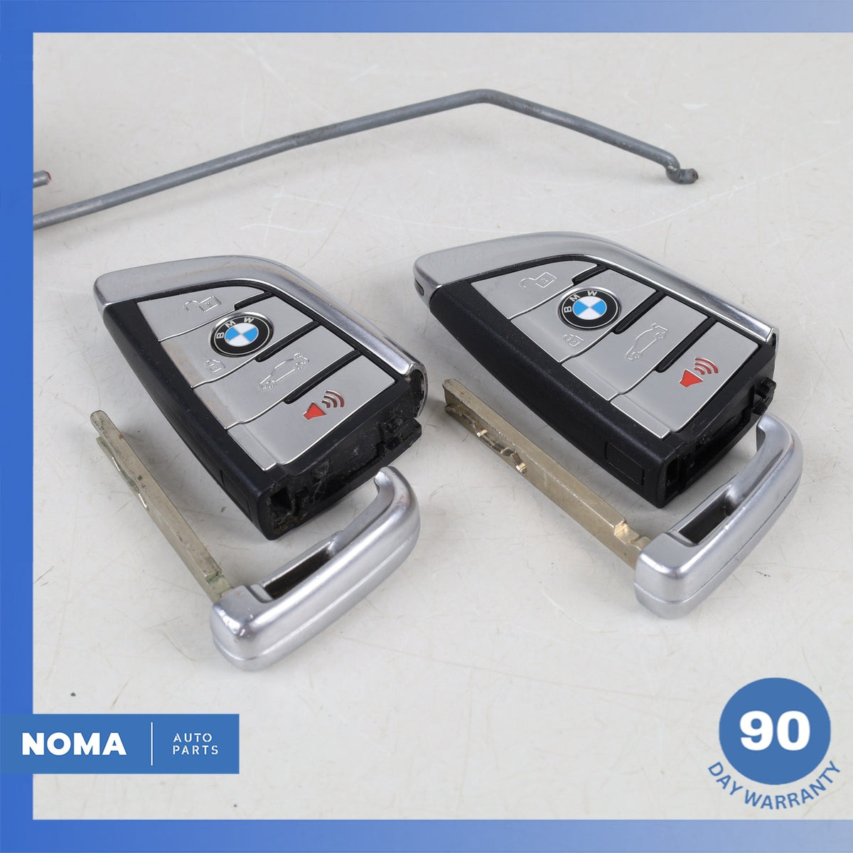 BMW G12 740i Remote Control Smart Key Fob Transmitter w/ Cylinder Set OEM 76k - photo 6