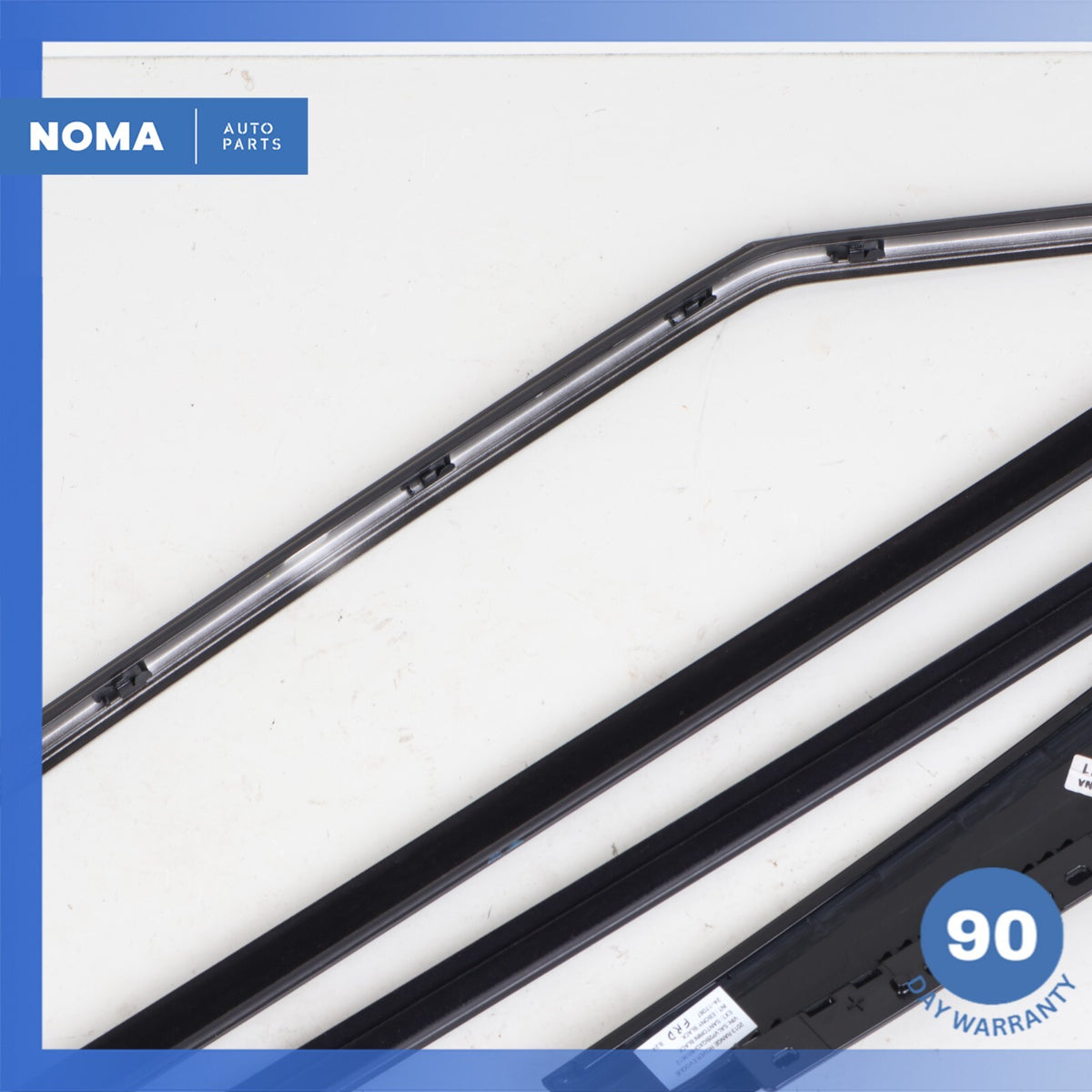 12-19 LR Range Rover Evoque L538 Front Right Outer Door Window Molding Set OEM - photo 11