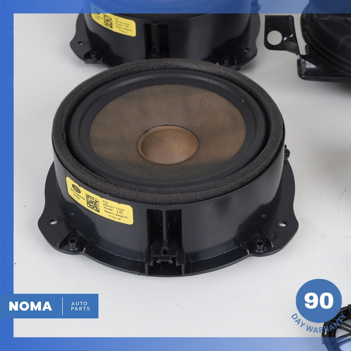 16-23 Jaguar X260 XF XE Front & Rear Meridian Premium Speaker Subwoofer Set OEM - photo 4