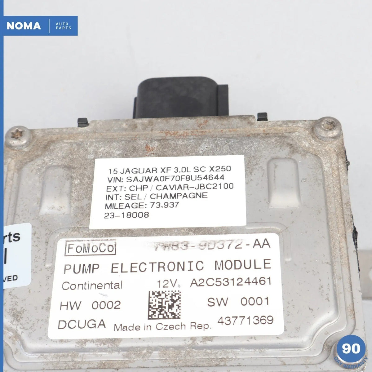 07-24 Jaguar X250 XF XK F-Type Gas Fuel Pump Control Module 7W839D372AA OEM - photo 5