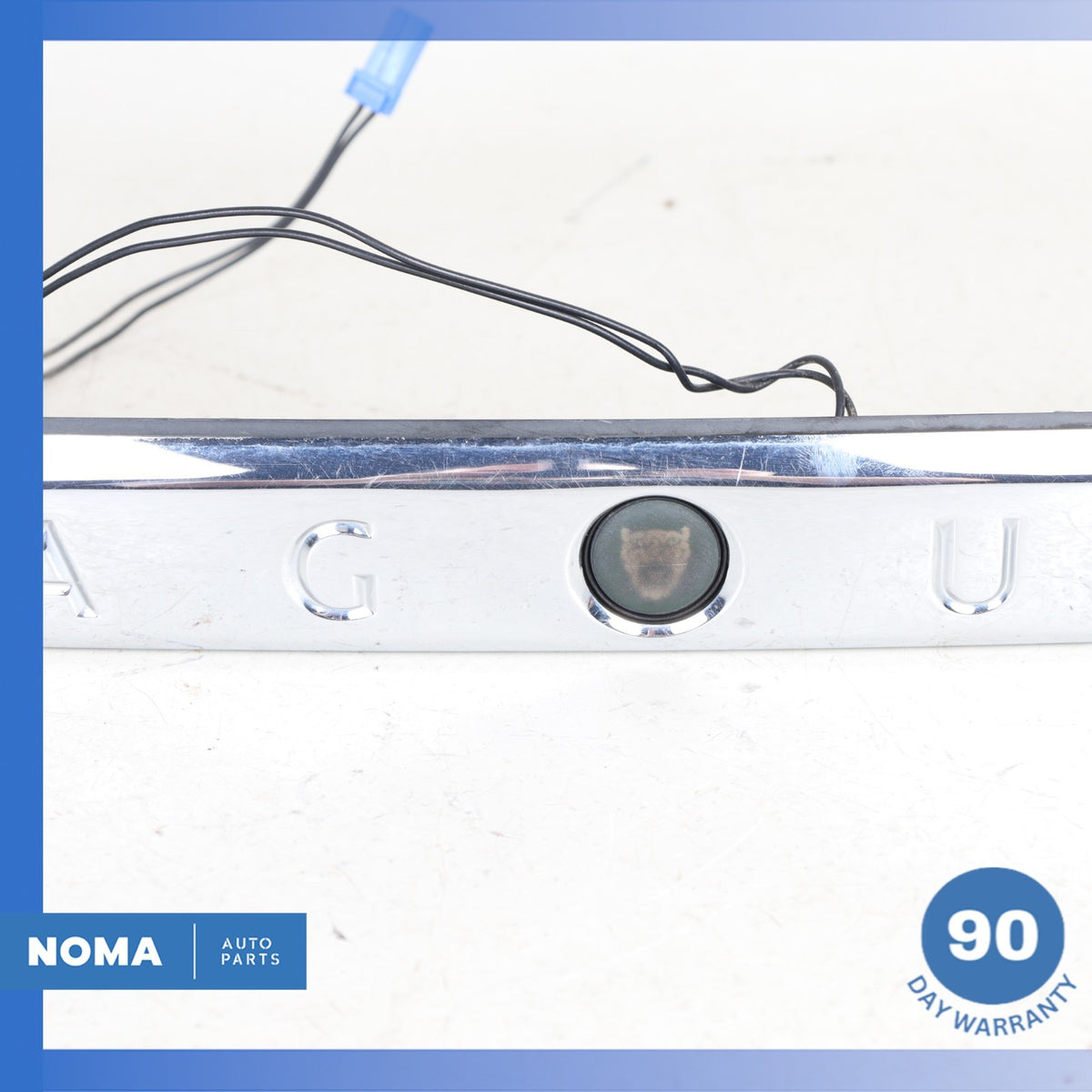 00-06 Jaguar X100 XK8 Rear Trunk Bezel License Plate Light Lamp Trim Chrome OEM - photo 4