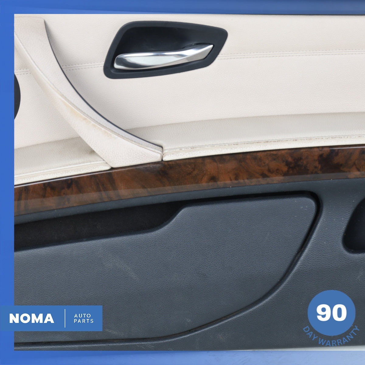 07-13 BMW E93 328i 335i Right Passenger Door Cover Panel Beige/Black OEM - photo 7