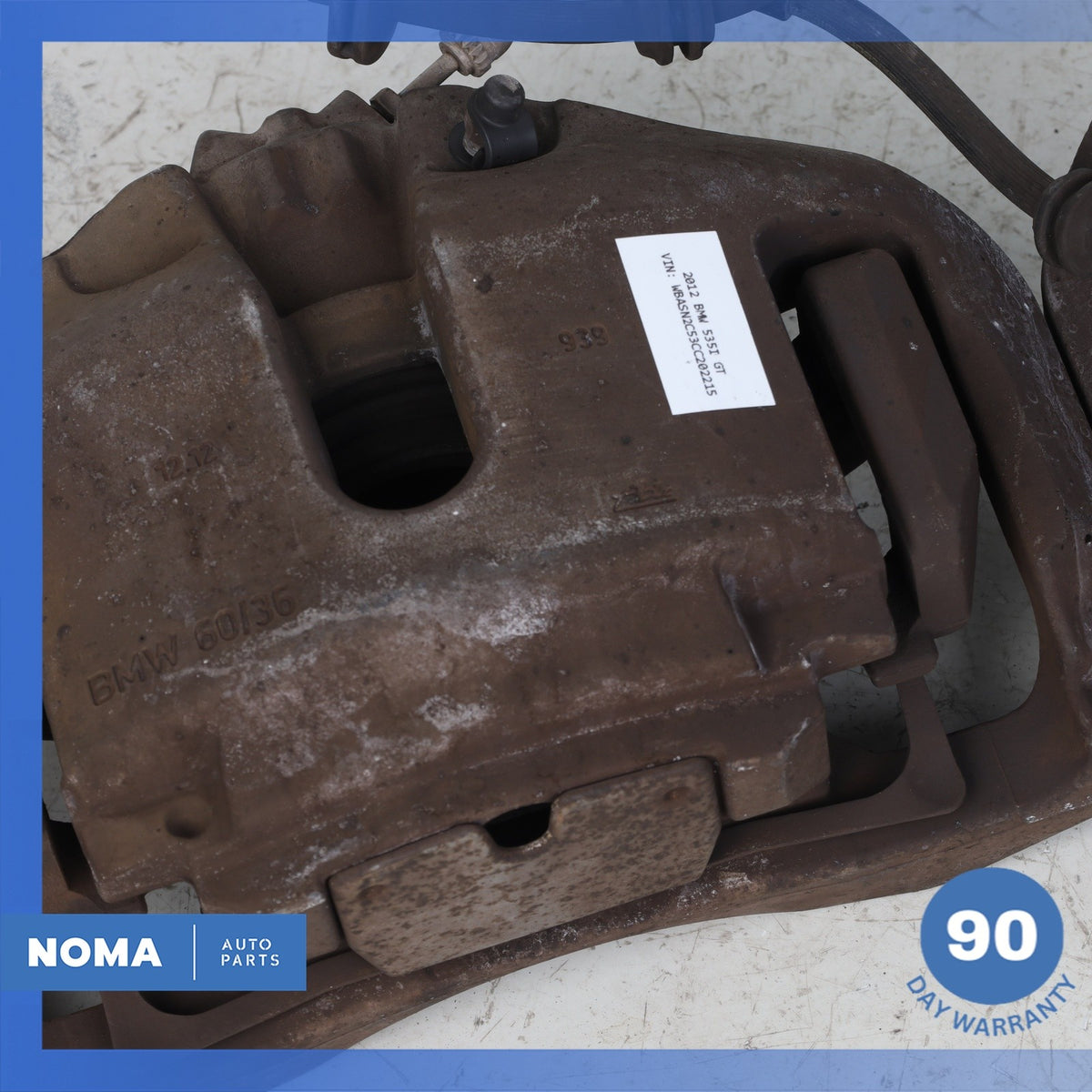 09-17 BMW F07 535i GT 750i 650i Front Left & Right Brake Calipers Set of 2 OEM - photo 7
