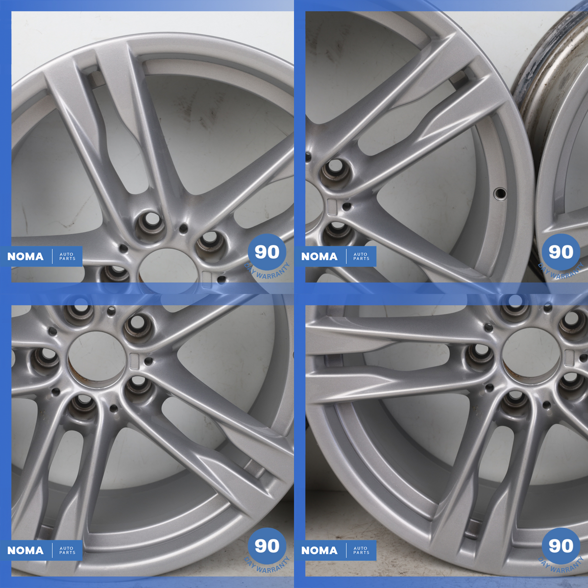 BMW F13 650i 8.5 / 9 x R20 20" Style 373 Wheel Rim Set Staggered Refurbished - photo 10