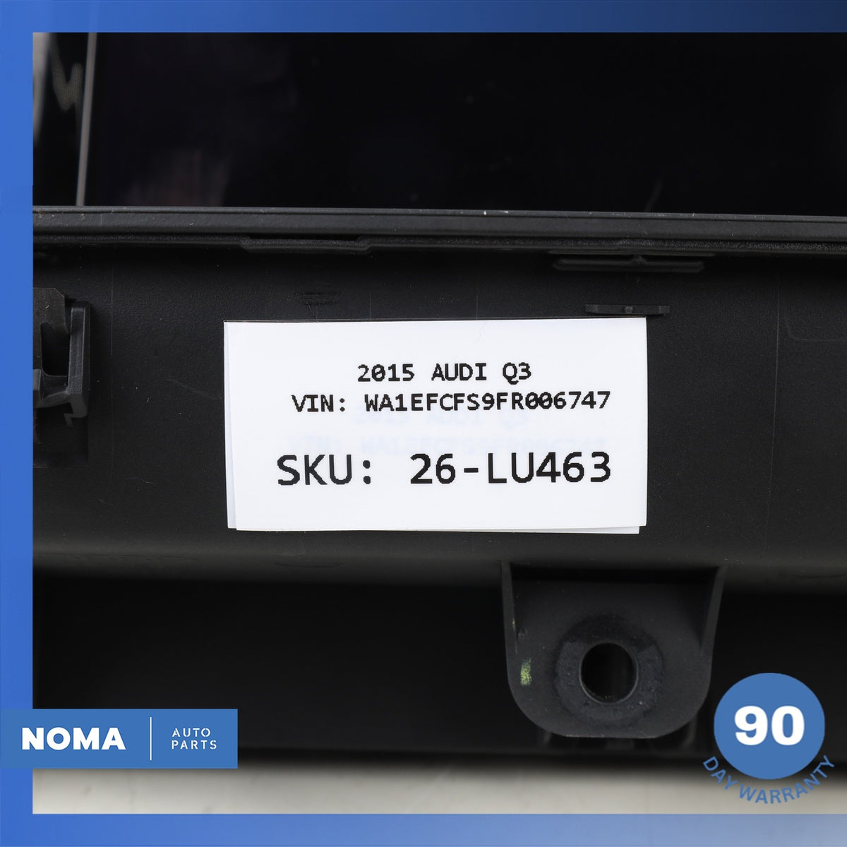 Audi 8U Q3 MMI 7" Center Navigation Display Screen Monitor w/ Trim OEM - photo 15