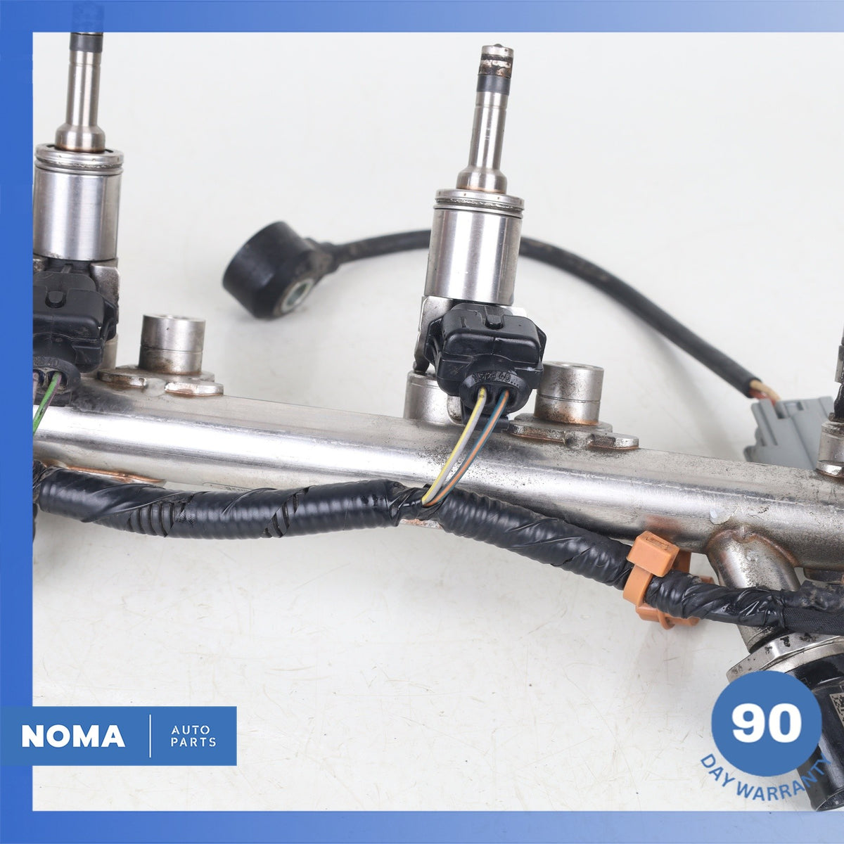 14-17 RR Evoque L538 2.0 Engine Motor Fuel Injector Rail w/ Injectors OEM - photo 13