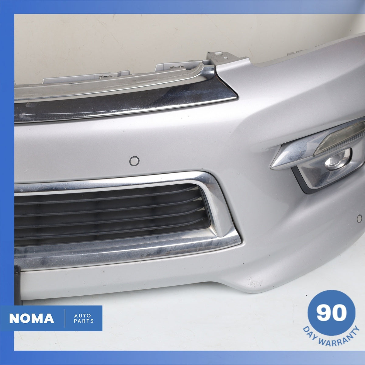 15-17 Infiniti Z62 QX80 Front Bumper Cover Panel Assembly Silver 620225ZA0H OEM - photo 8