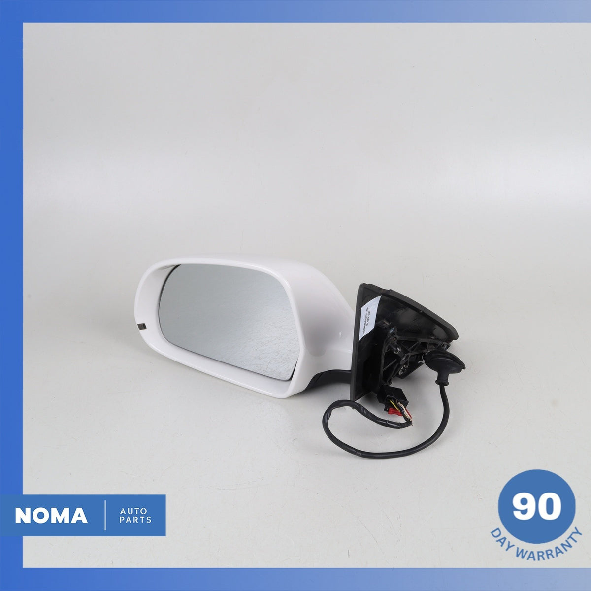 15-18 Audi 8U Q3 Left Driver Side Rear View Door Mirror White OEM - photo 2