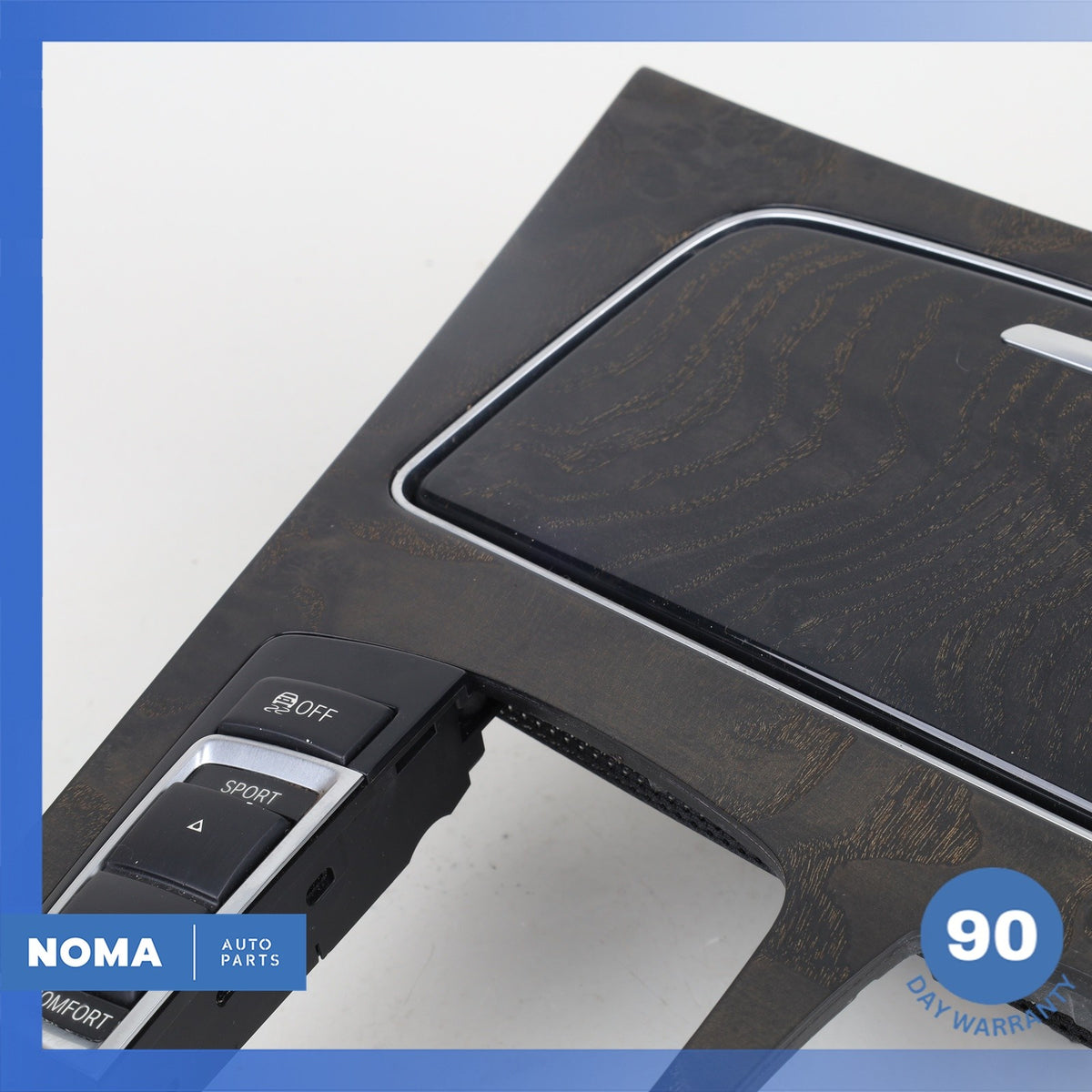BMW F02 750i 740i Front Center Console Shifter Cover Panel Trim Bezel OEM - photo 7