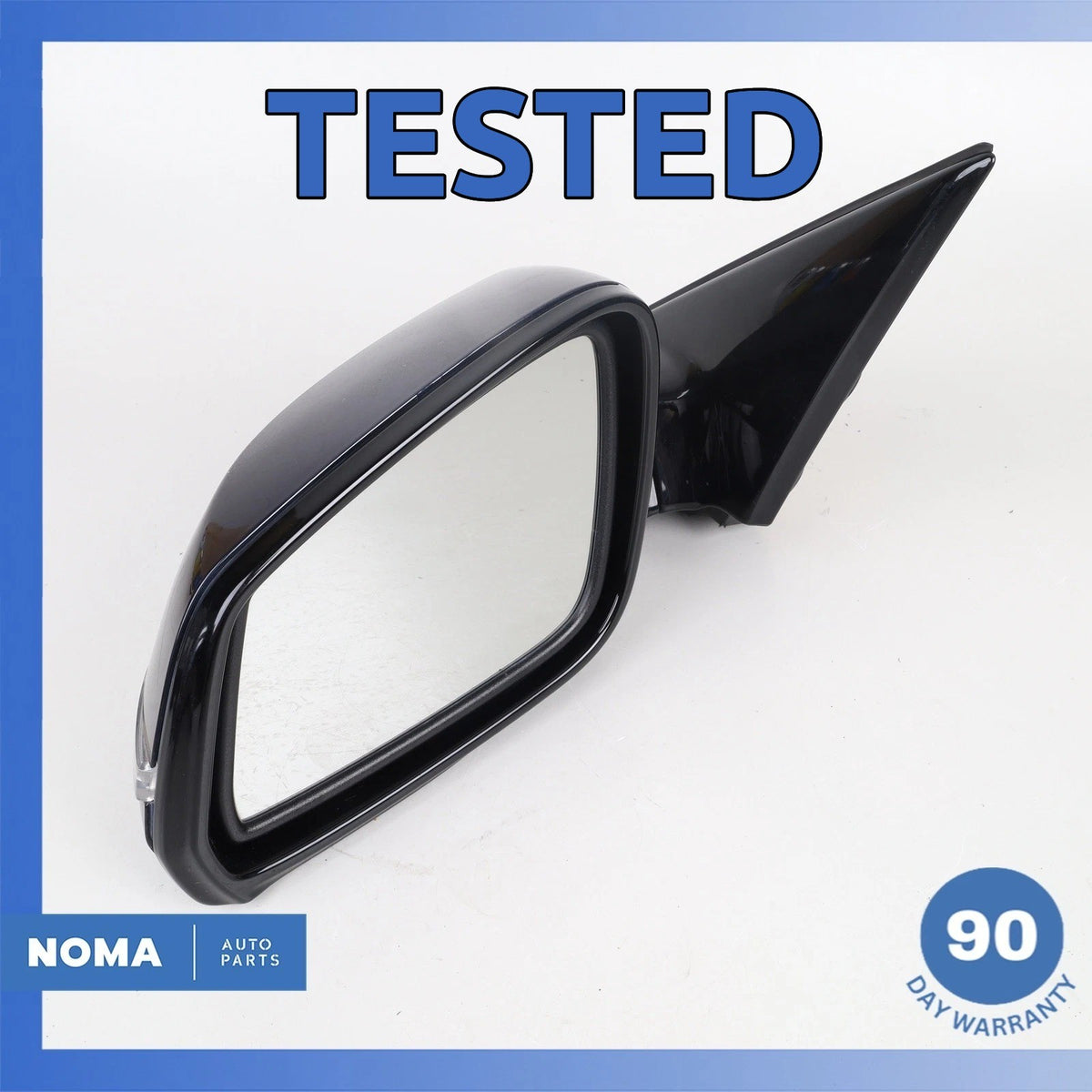 13-15 BMW F02 750i 740i Left Side Rear View Door Mirror Blue w/ Camera OEM - photo 1