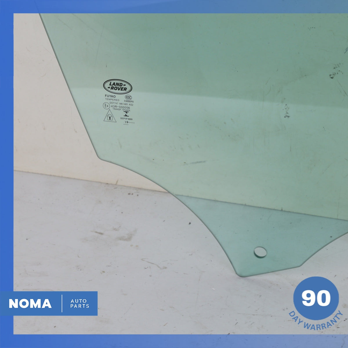 18-23 Range Rover L560 Velar Front Right Passenger Side Door Window Glass OEM - photo 8