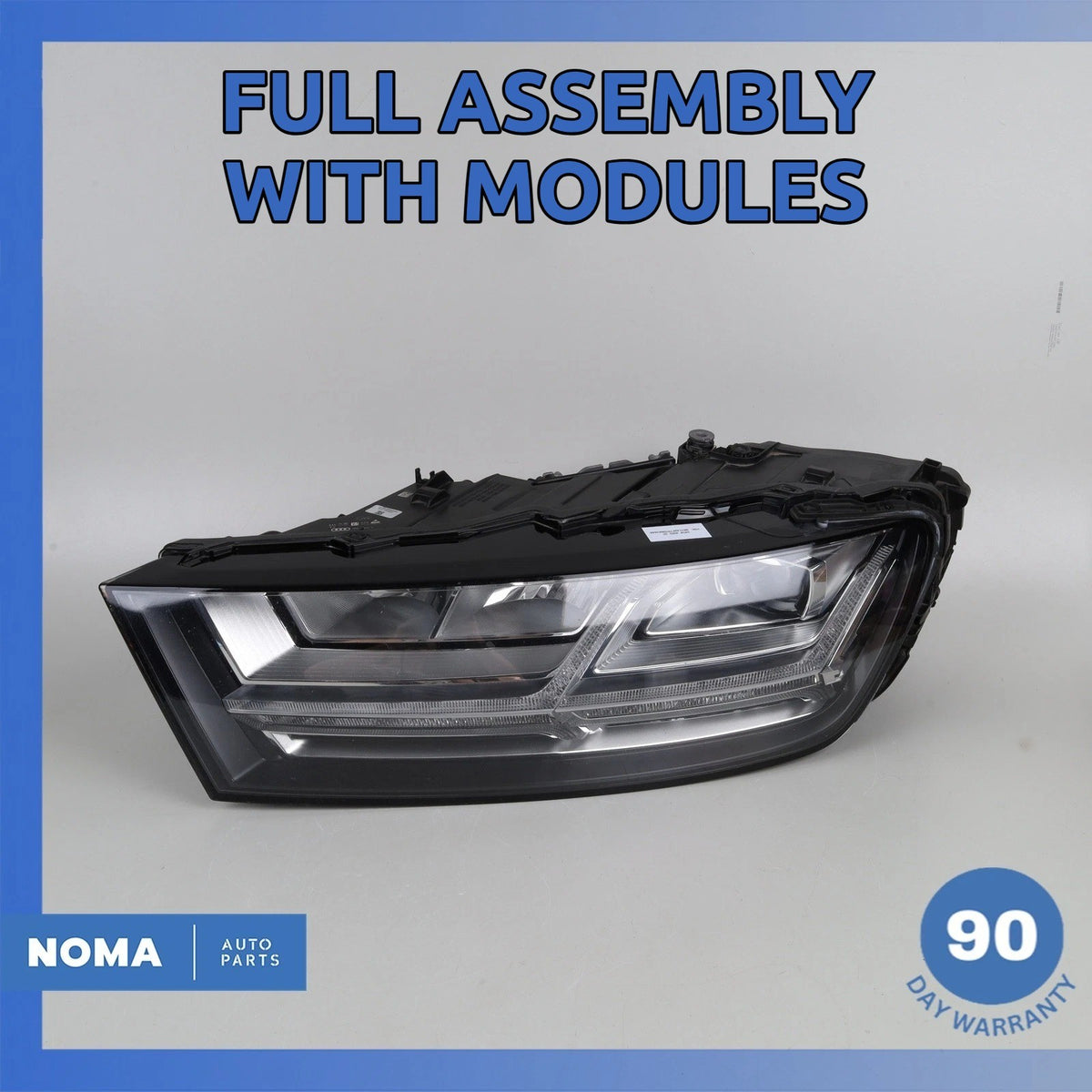 17-19 Audi 4M Q7 LED Headlight Head Light Lamp Left 4M0941773B OEM - photo 1