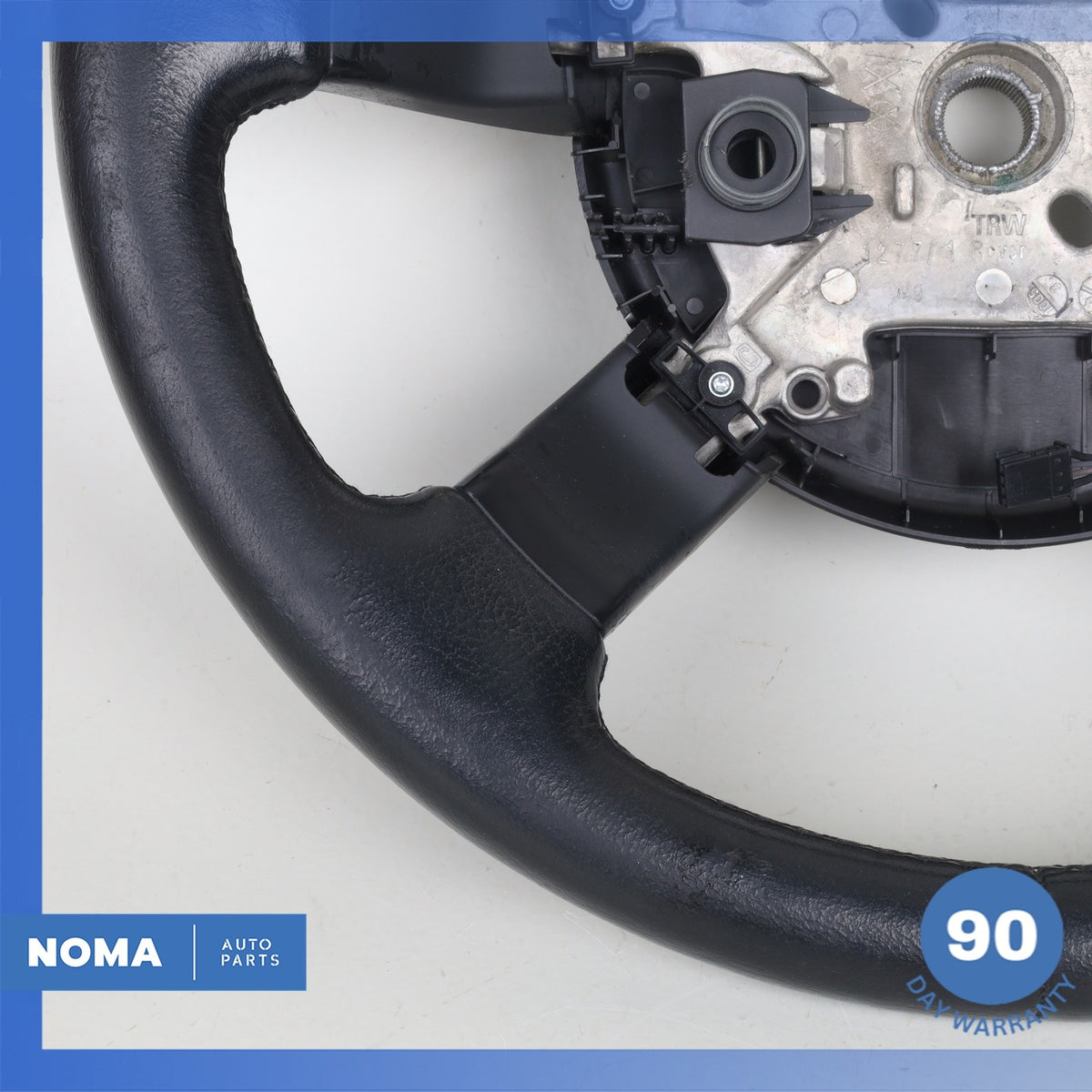 03-12 Land Rover Range Rover L322 Heater Leather Steering Wheel Black OEM - photo 5