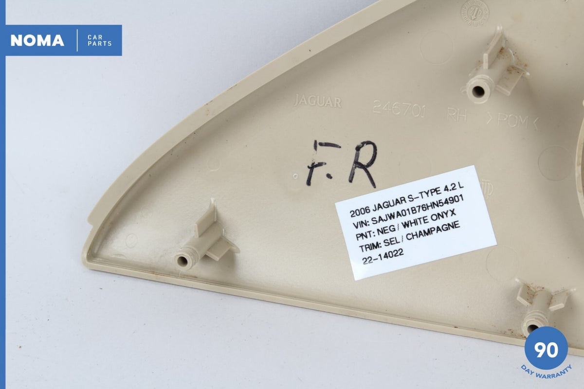 05-08 Jaguar S-Type X206 Front Right Passenger Side Door Speaker Cover SEL OEM - photo 10
