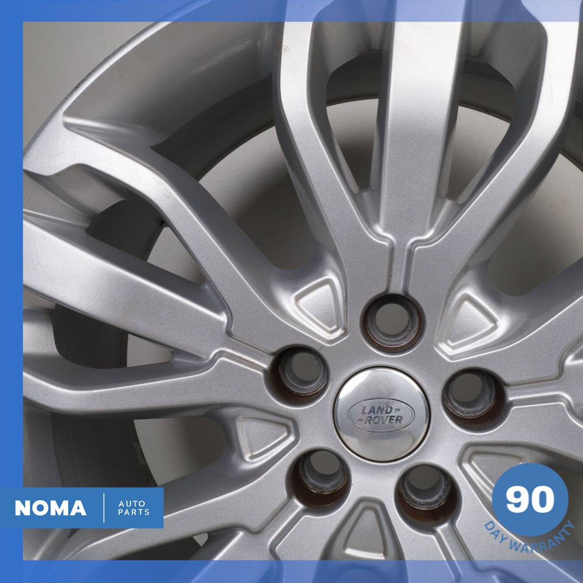 14-22 LR Range Rover Sport L494 Style 5 9.5 x R21 21" Wheel Rim Silver OEM - photo 5