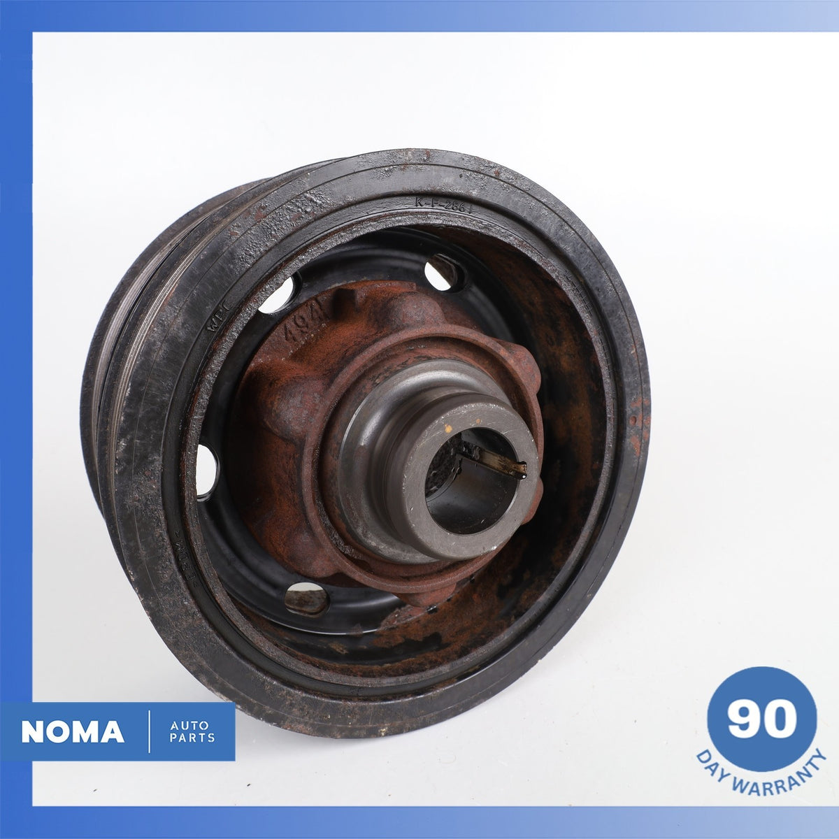 10-23 Land Rover L319 LR4 F-Type XF Engine Crankshaft Balancer Pulley OEM - photo 6