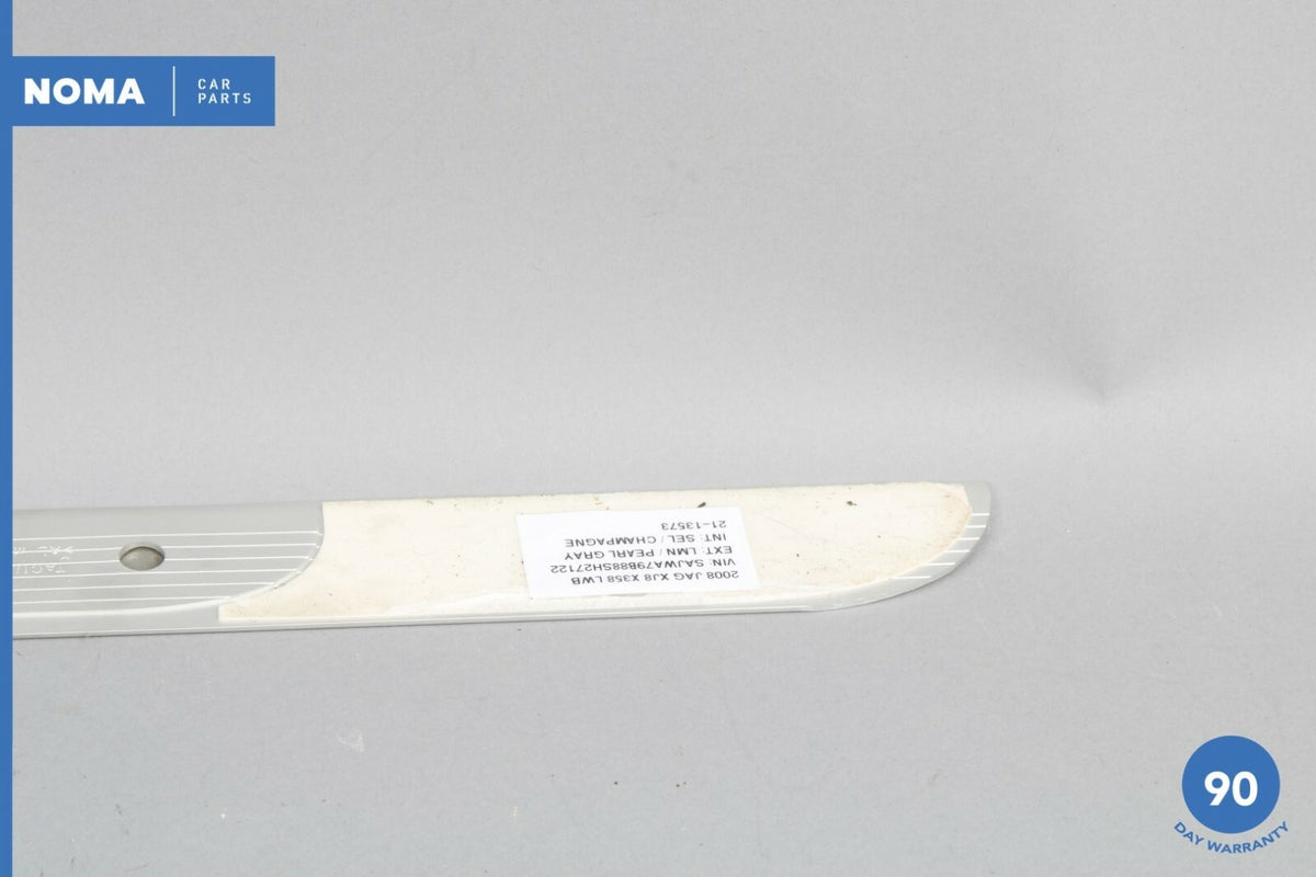 05-09 Jaguar XJ8 VDP X350 X358 LWB Rear Right or Left Door Scuff Plate Trim OEM - photo 5