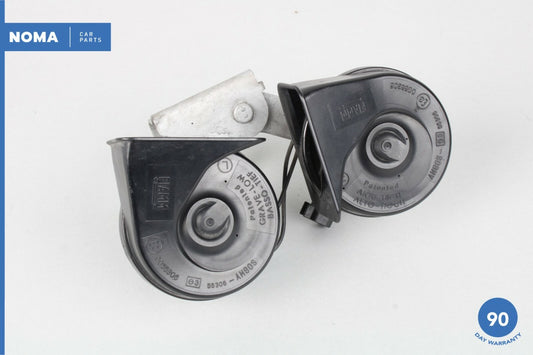 03-06 Jaguar XK8 XKR X100 Front High & Low Tone Horn Sound Signal Set of 2 OEM - photo 1