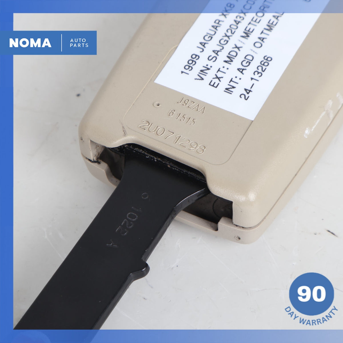 97-99 Jaguar X100 XK8 Right Passenger Side Seat Belt Buckle Beige HJA7012DA OEM - photo 10