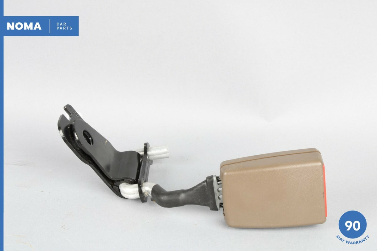 06-09 Jaguar XJ8 XJR X358 Rear Left Driver Seat Belt Buckle AMB Mocha OEM - photo 3