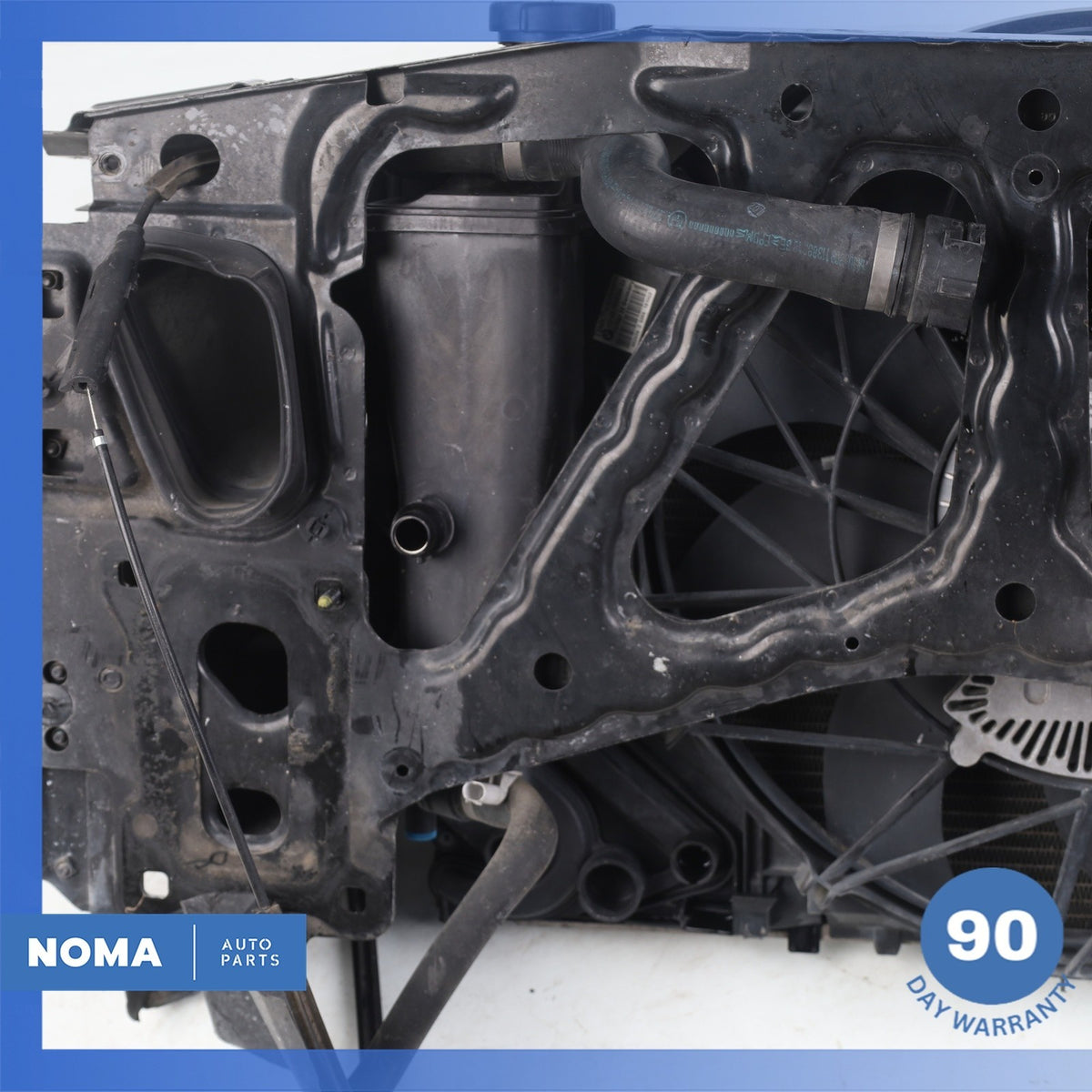 03-08 BMW E85 E86 Z4 Engine Motor Radiator Support Frame Assembly w/ Fan OEM - photo 17