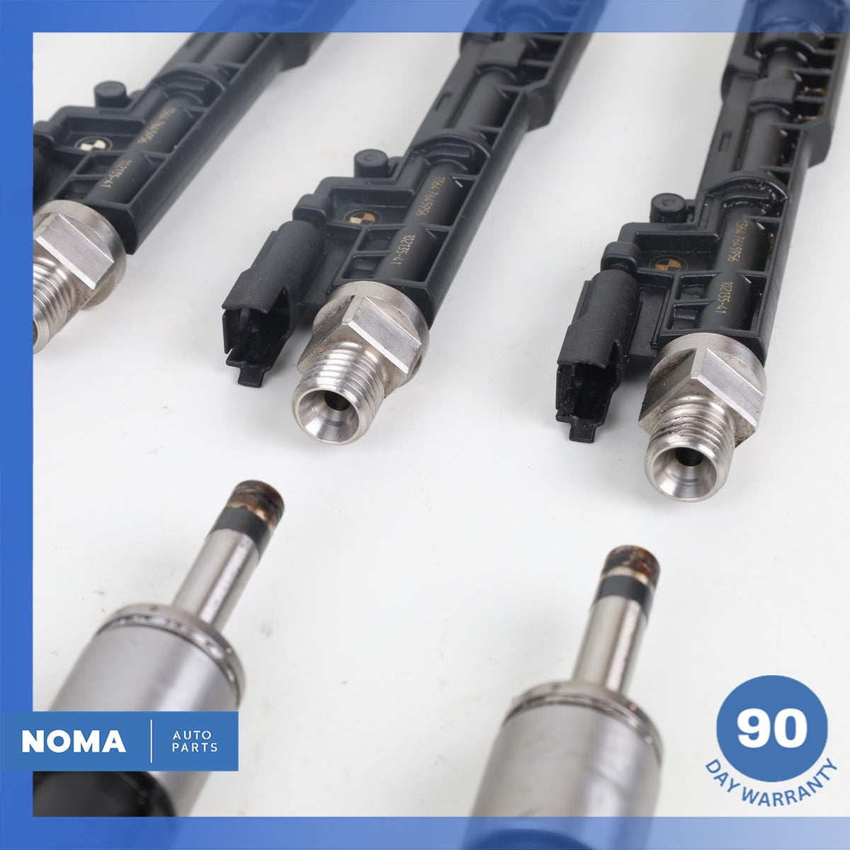 12-19 BMW F02 750i 550i N63 Engine Motor Fuel Pressure Injector Set OEM - photo 16