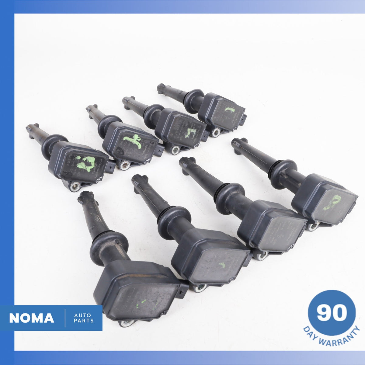 10-14 LR Range Rover L320 Engine Motor Ignition Coil Set of 8 8W9312A366DA OEM - photo 6
