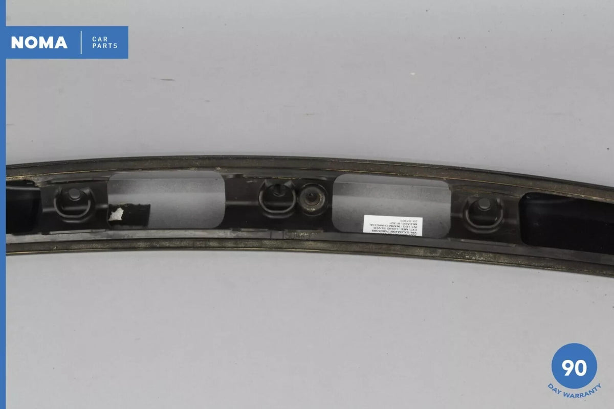 07-15 Jaguar X150 XK XKR Trunk Lid Molding Trim Spoiler Wing Silver OEM - photo 9