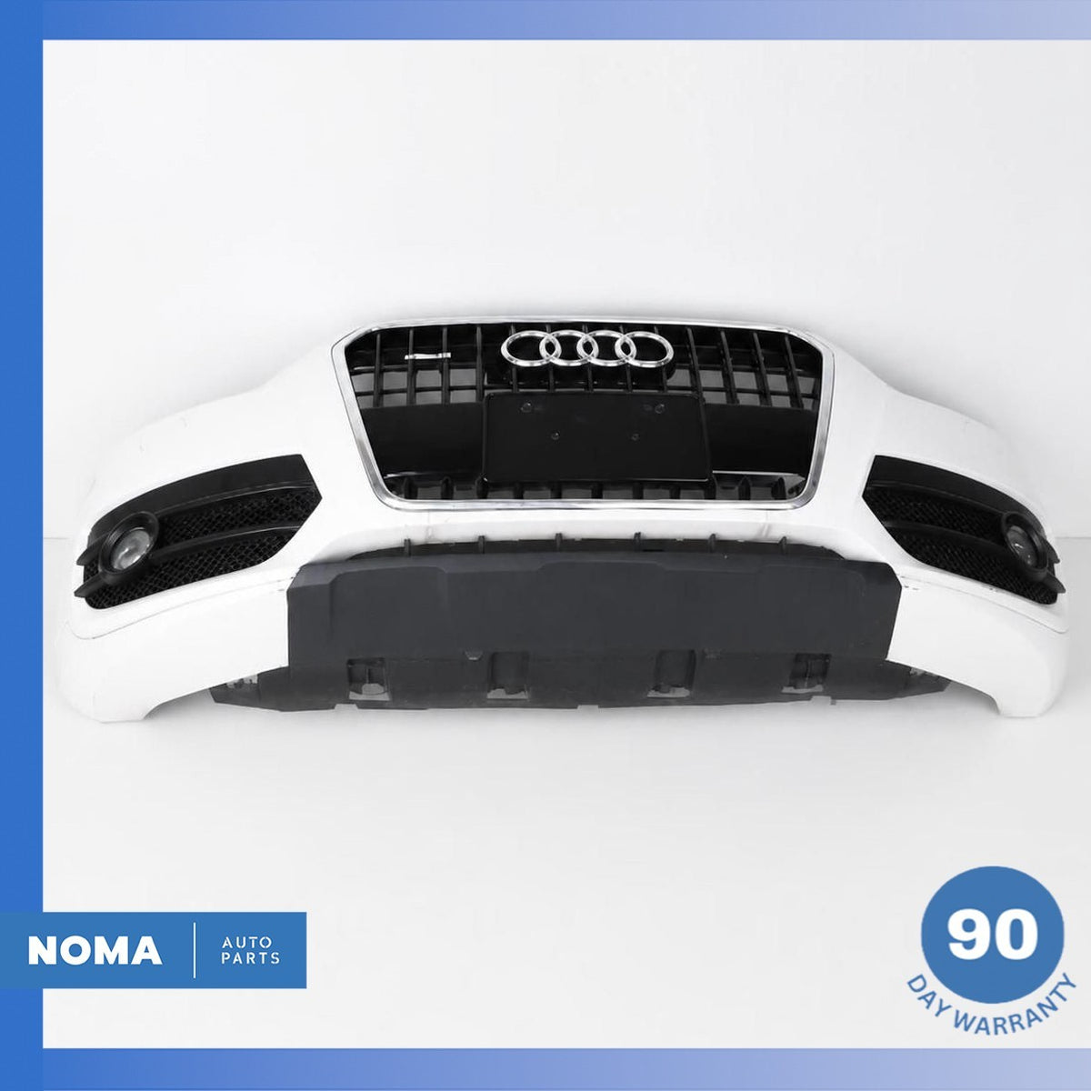 15-18 Audi 8U Q3 Front Bumper Cover Panel Assembly White OEM - photo 1