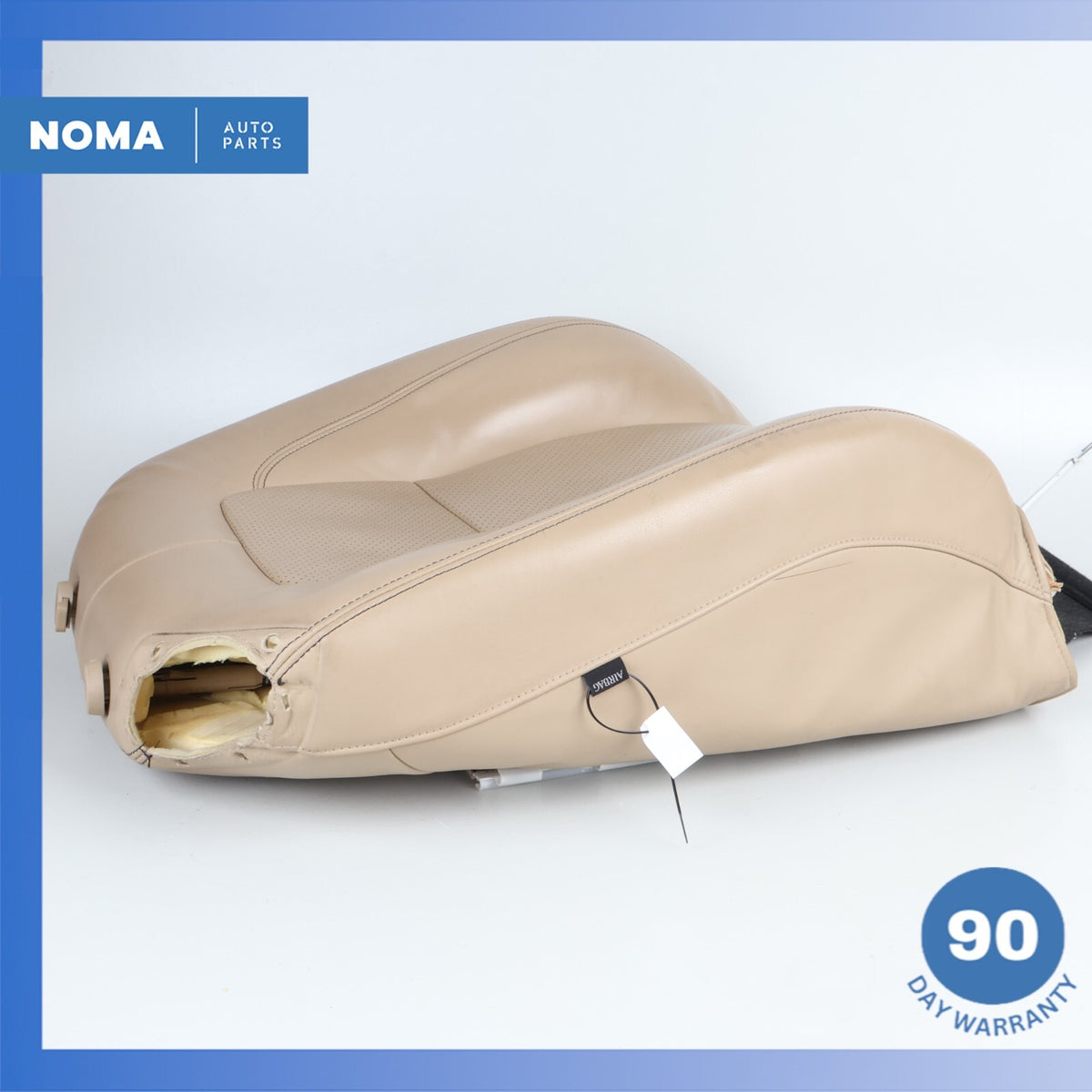 10-15 Jaguar X150 XK XKR Front Right Passenger Upper Seat Cushion Beige OEM - photo 9