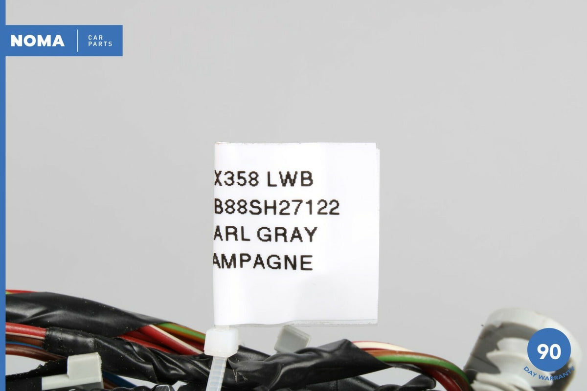 08-09 Jaguar X350 X358 XJ8 Rear Left Trunk Lid Wire Harness 5W9314A227SAE OEM - photo 6