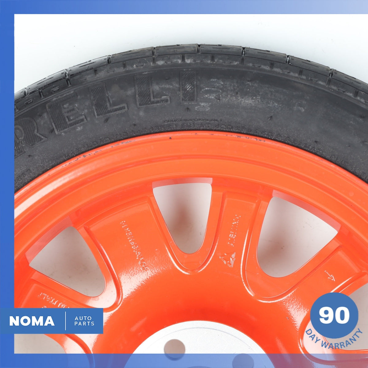 04-21 Jaguar X760 XE XK XJ Emergency Spare Tire Wheel Donut Rim 135 80 18" OEM - photo 9