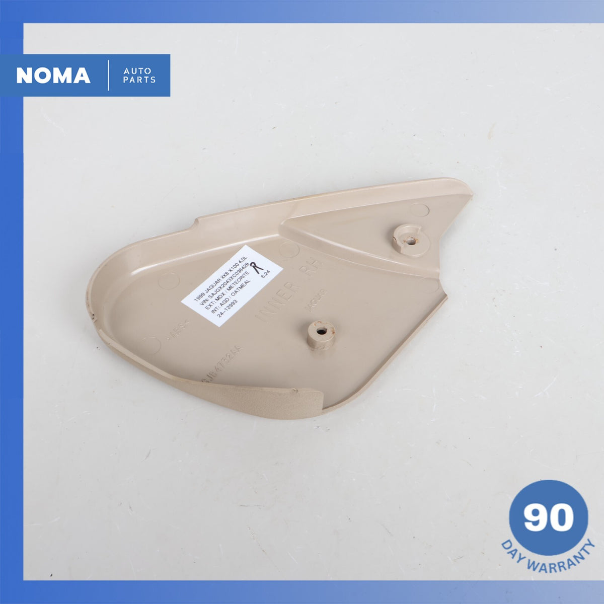 97-00 Jaguar X100 XK8 XKR Left Driver Side Inner Seat Cover Trim Beige OEM - photo 6