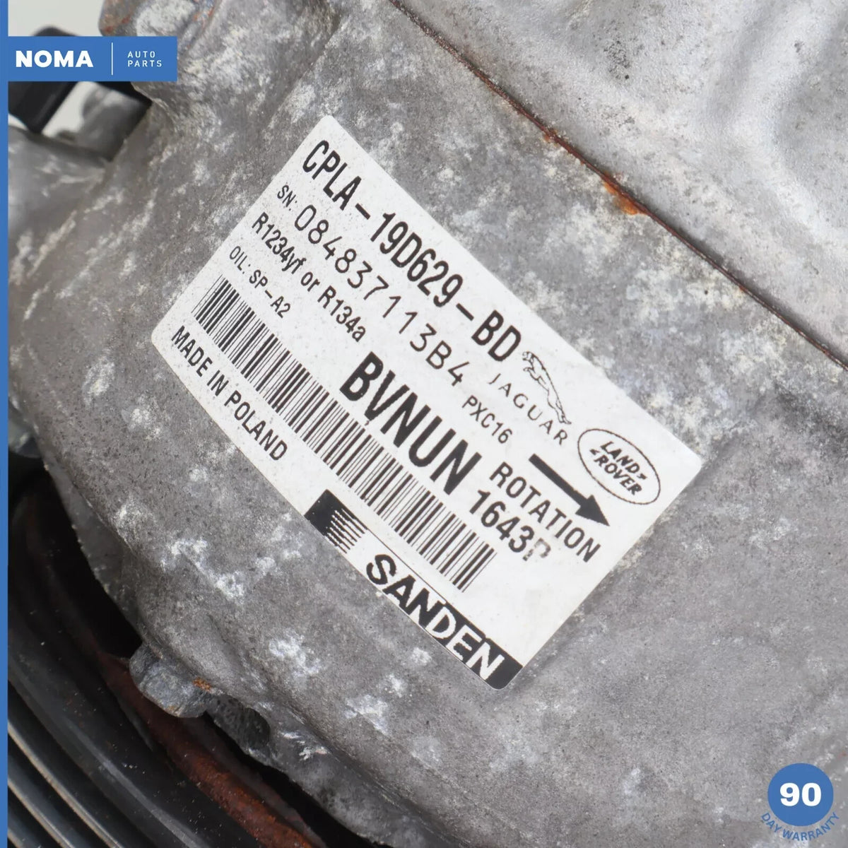 10-23 Jaguar X351 XJ LR4 Range Rover AC Air Conditioning Compressor Clutch OEM - photo 13