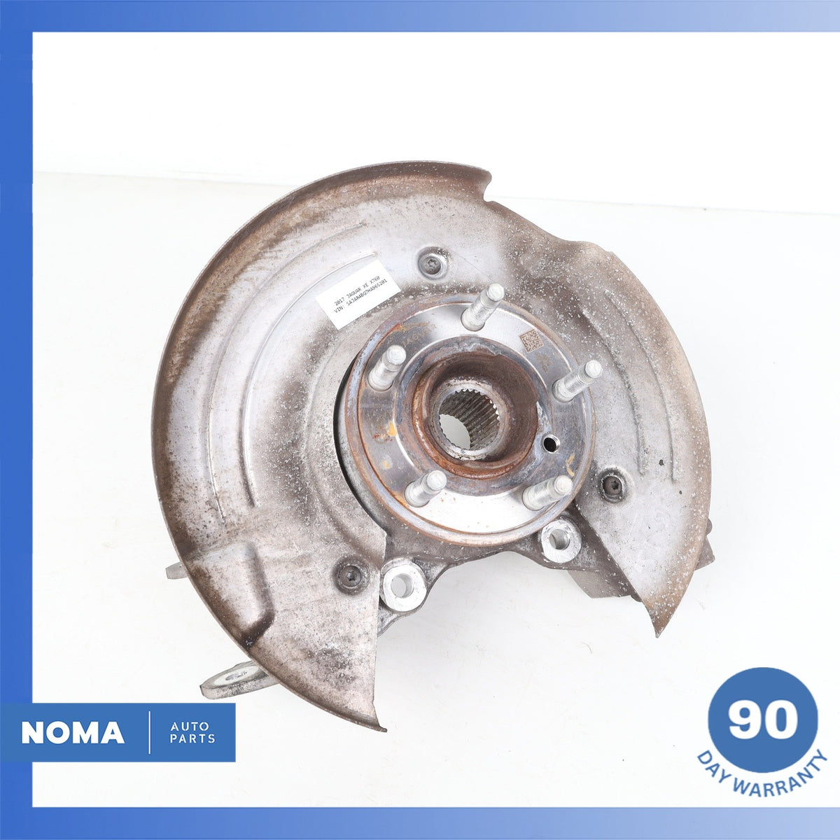 16-20 Jaguar X760 XE XF Rear Right Side Spindle Knuckle Hub w/ Shield OEM - photo 2
