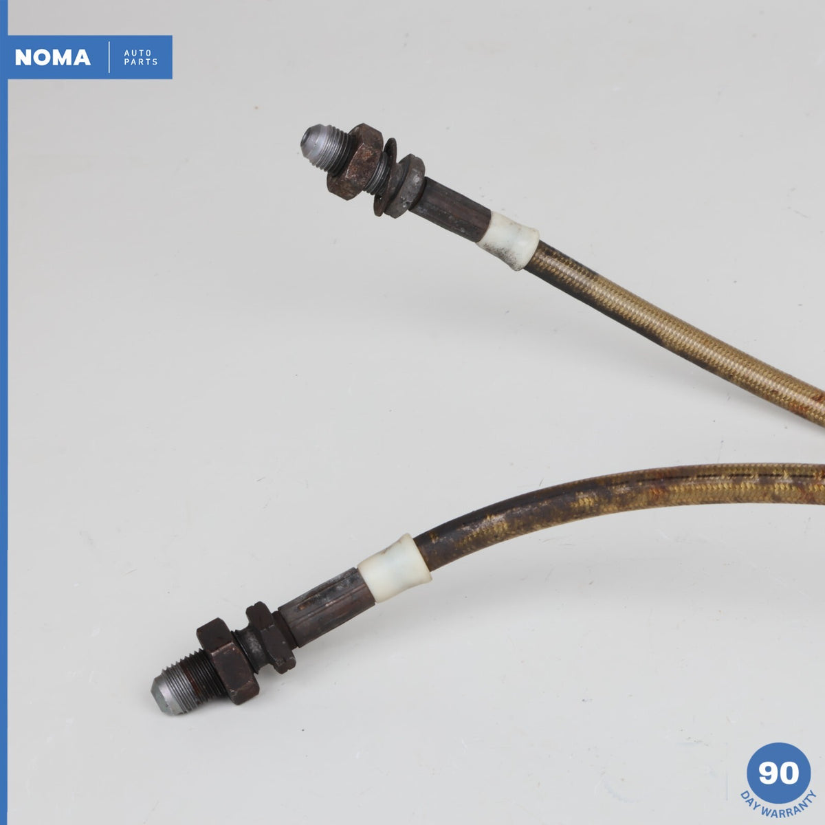 00-06 Jaguar X100 XKR Rear Right & Left Side Hydraulic Brake Hose Line Set OEM - photo 4