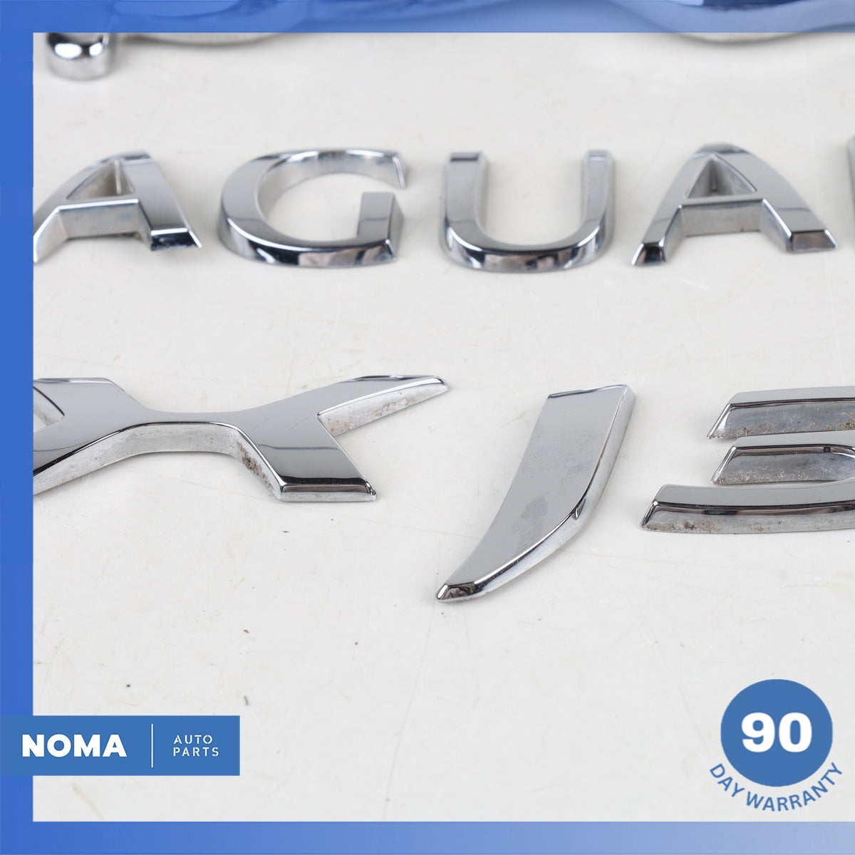 14-19 Jaguar X351 XJ 3.0L Rear Trunk Emblem Logo Badge Set OEM - photo 7
