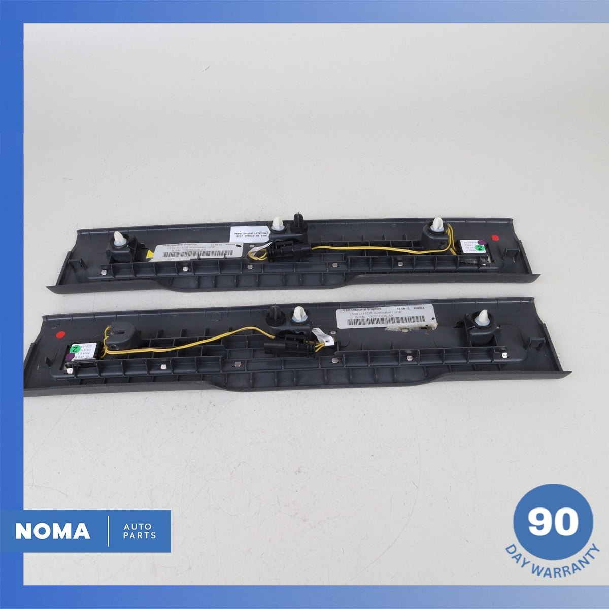 12-19 Range Rover Evoque L538 4DR Front Door Step Sill Scuff Plate Set OEM - photo 8