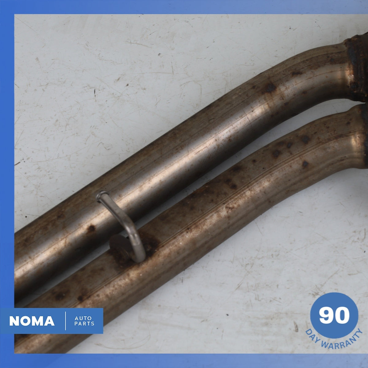 14-18 Audi D4 A8 3.0L Center Exhaust Muffler Resonator Pipe 4H0253411C OEM - photo 14