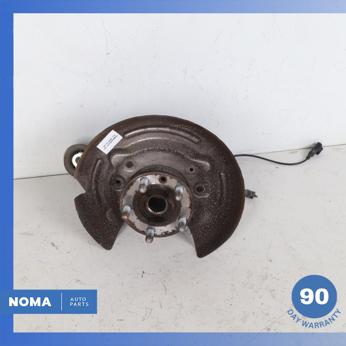 12-19 LR Range Rover Evoque L538 Rear Left Spindle Knuckle Hub w/ Shield OEM - photo 2