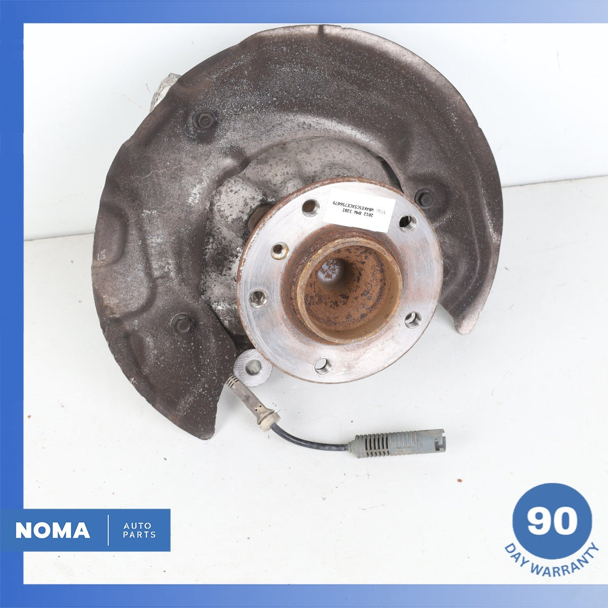 06-16 BMW E92 328i 128i Z4 RWD Front Left Spindle Knuckle Hub w/ Shield OEM 75k - photo 1