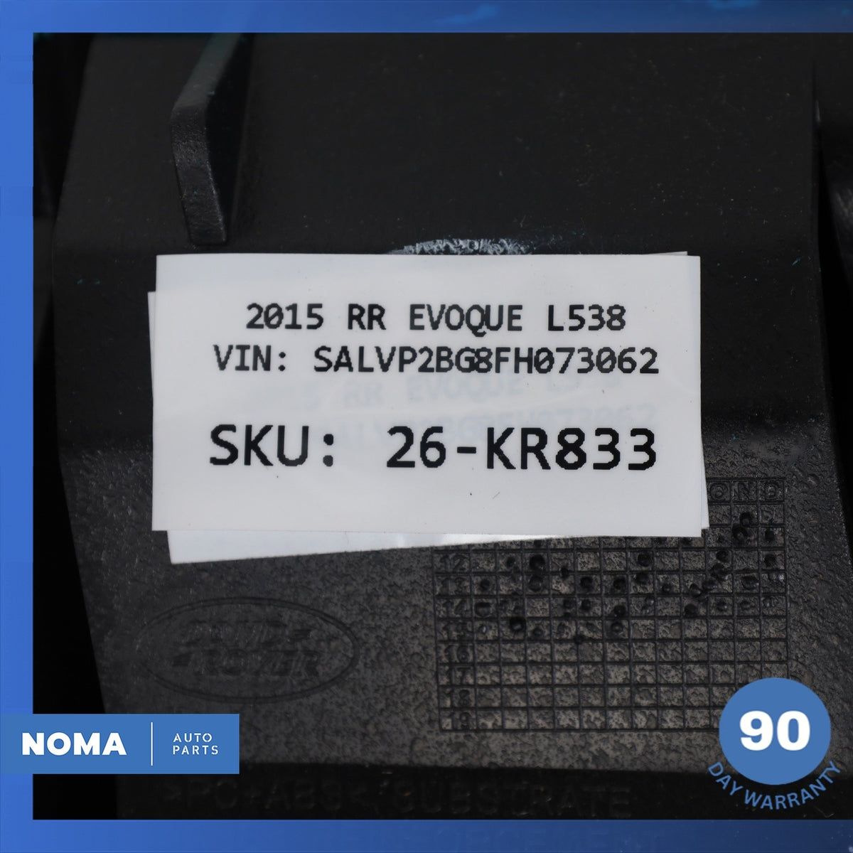 14-15 LR Range Rover Evoque L538 Dashboard Dash Trim Molding Set w/ Switches OEM - photo 13