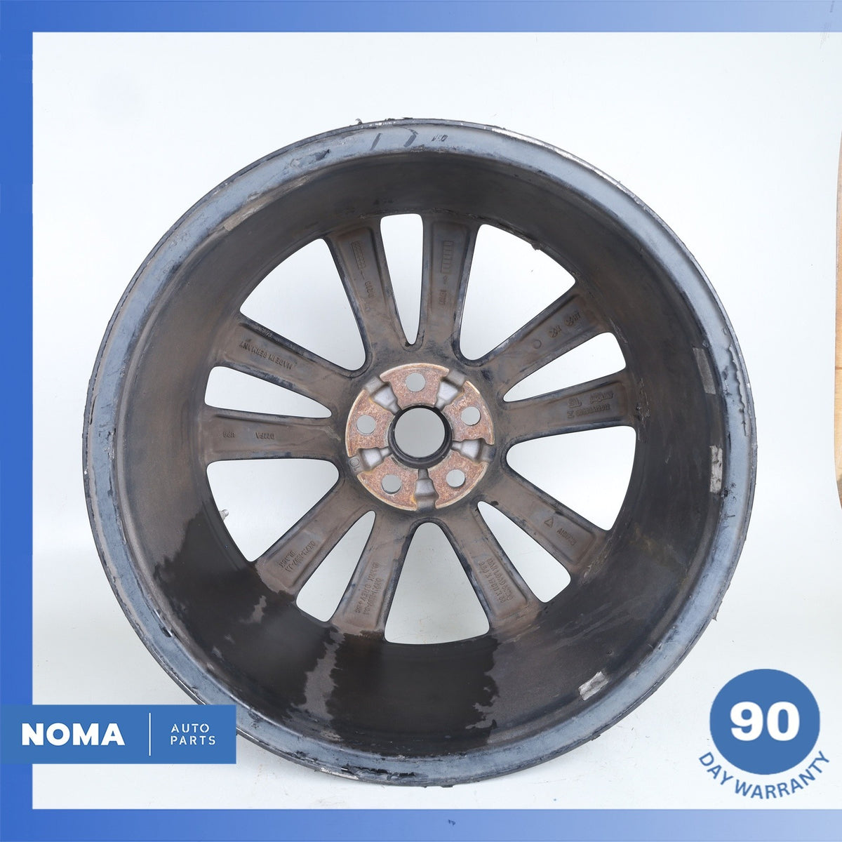 17-21 Jaguar X760 XE Venom 8.5 x R19 19" Rear Wheel Rim Black GX7M1007GA OEM - photo 8
