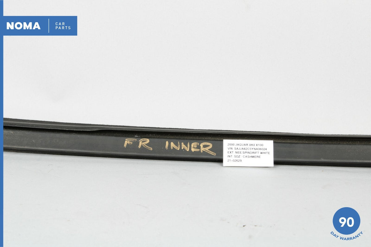 97-06 Jaguar XK8 XKR X100 Conv Front Right Door Window Molding Seal Inside OEM - photo 3