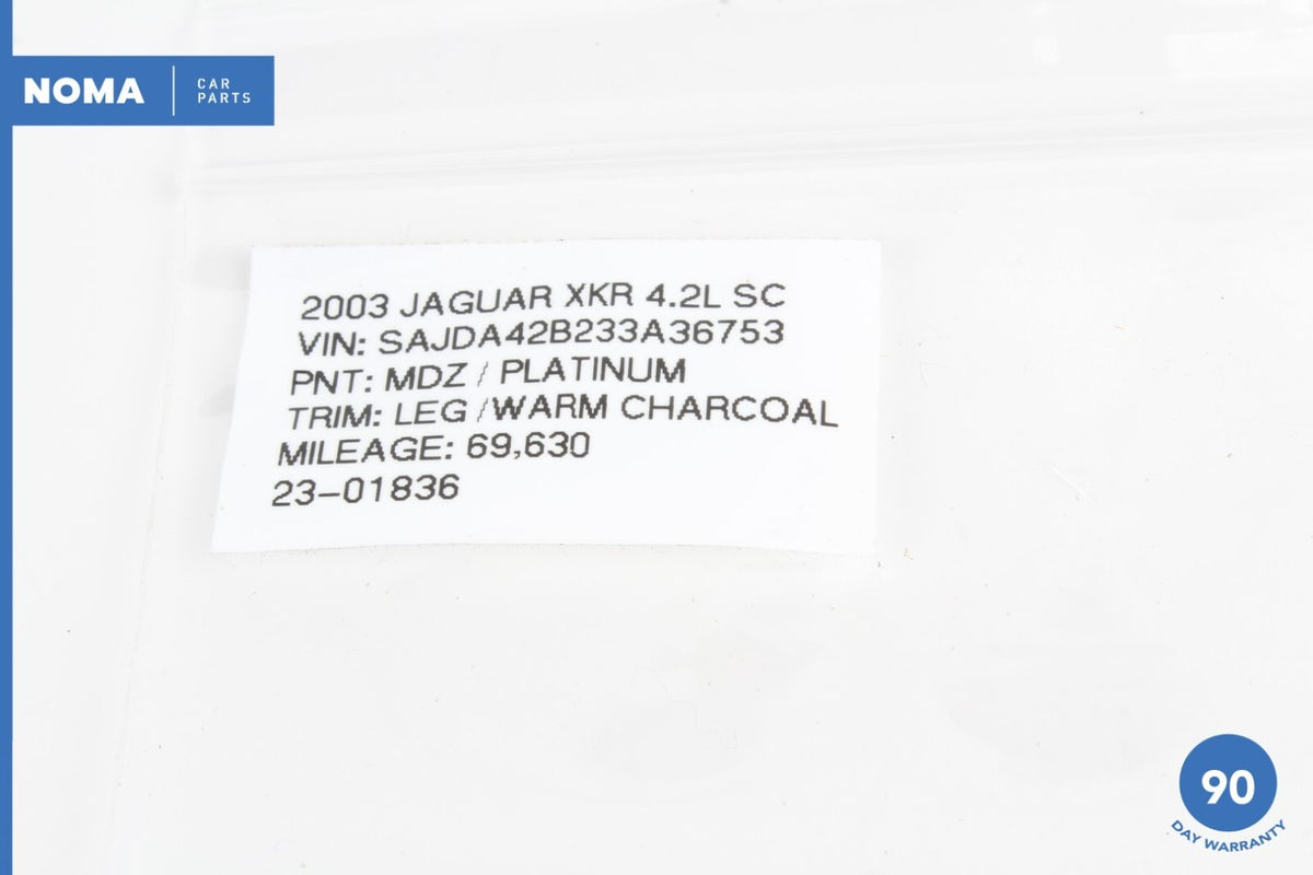 05-09 Jaguar XJ8 VDP X350 Rear Right Passenger Side Seatbelt Bezel Guide LHJ OEM - photo 10