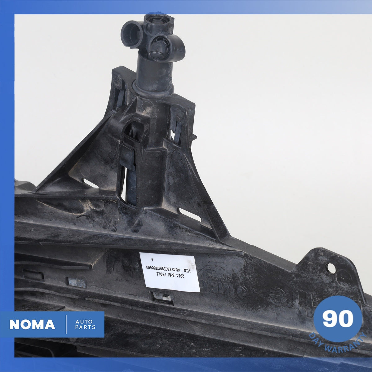 09-15 BMW F02 750i 740i Right Headlight Support Mount Bracket w/ Hood Latch OEM - photo 3