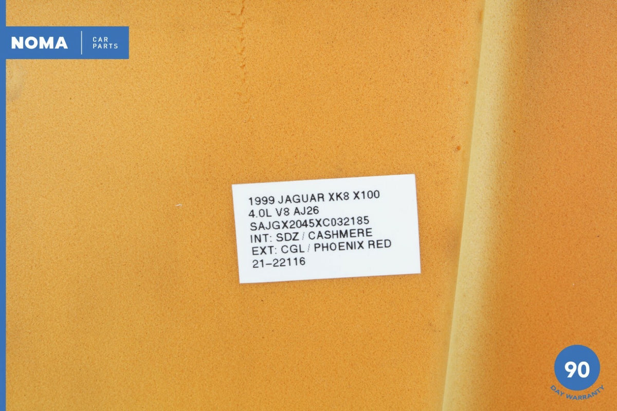 98-00 Jaguar XK8 XKR X100 Rear Upper Back Seat Rest Cushion Leather SDZ OEM - photo 13