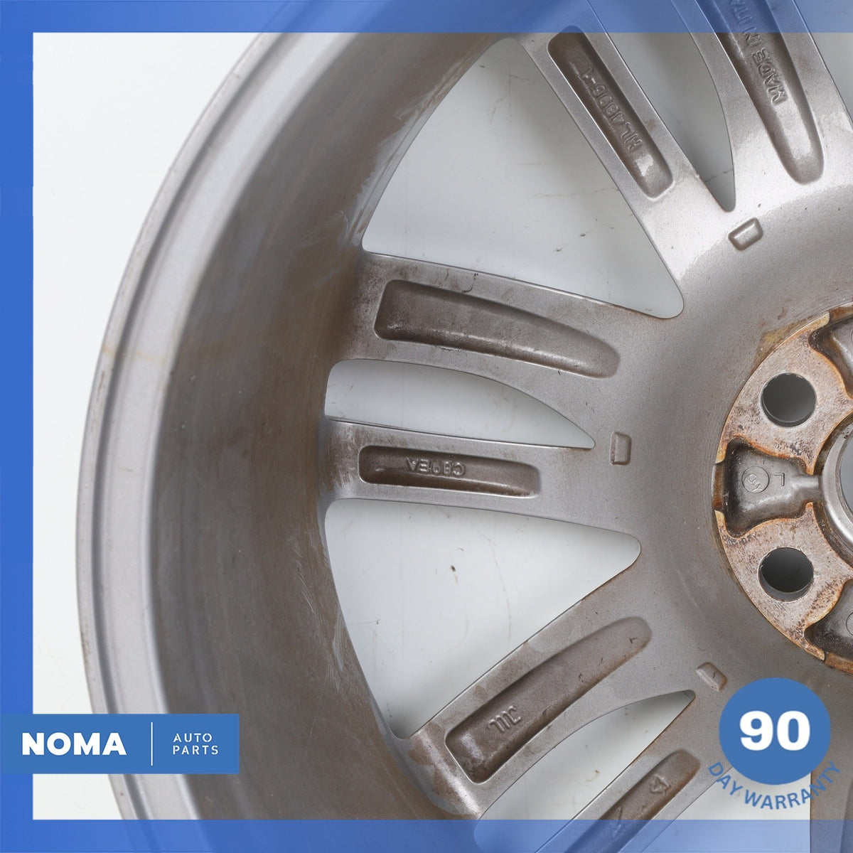 16-23 Jaguar X260 XF XE Razor 8 x R19 19" Wheel Rim Silver T2H4954 OEM - photo 16